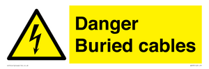 Danger Buried cables